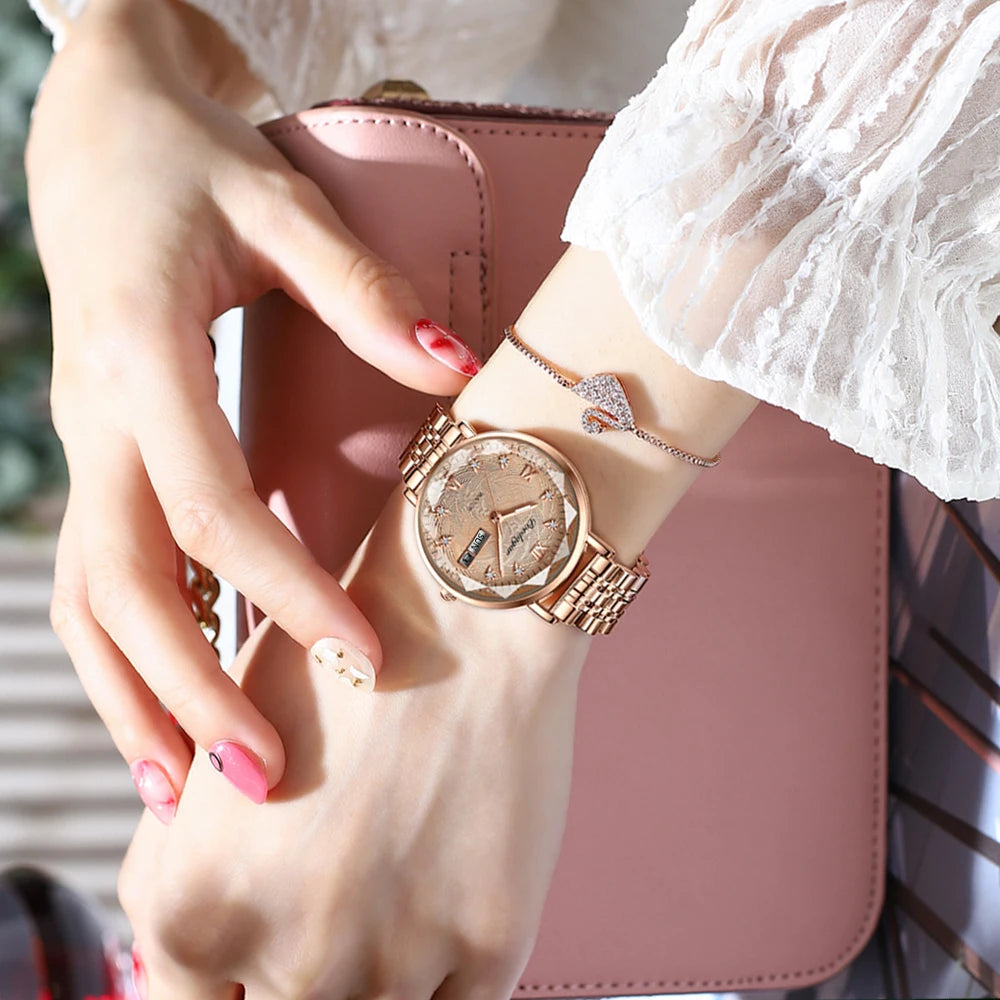 Women's Stainless Steel Mesh Watch