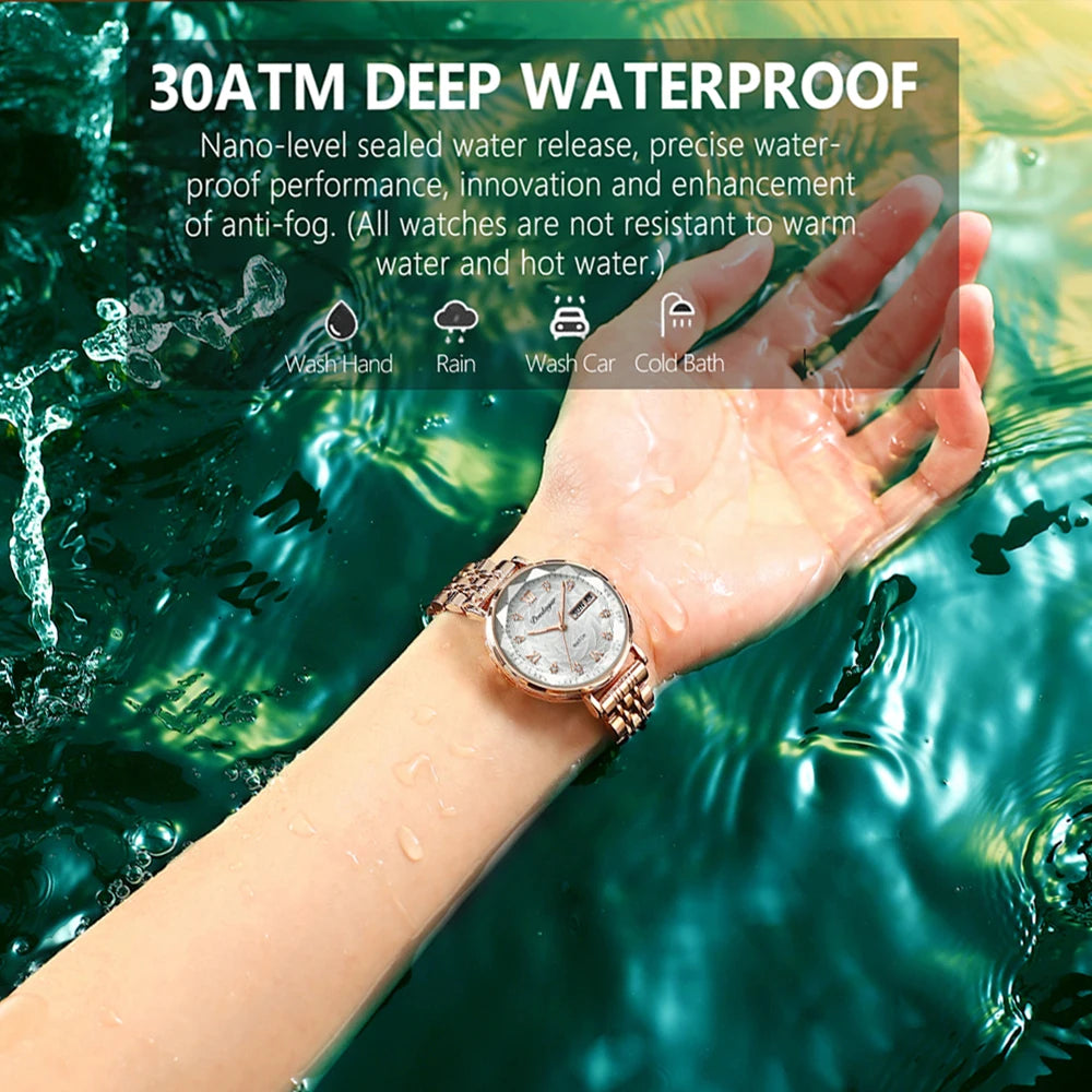 Women's Stainless Steel Mesh Watch