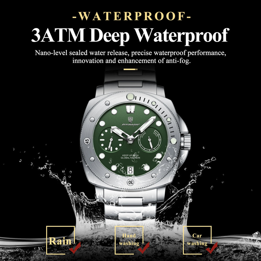 Men's Stainless Steel Quartz Watch