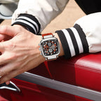 POEDAGAR Luxury Watch For Men Calendar Luminous Waterproof Man Clock Male Chronograph Silicone Sports Men's Quartz Watches Reloj