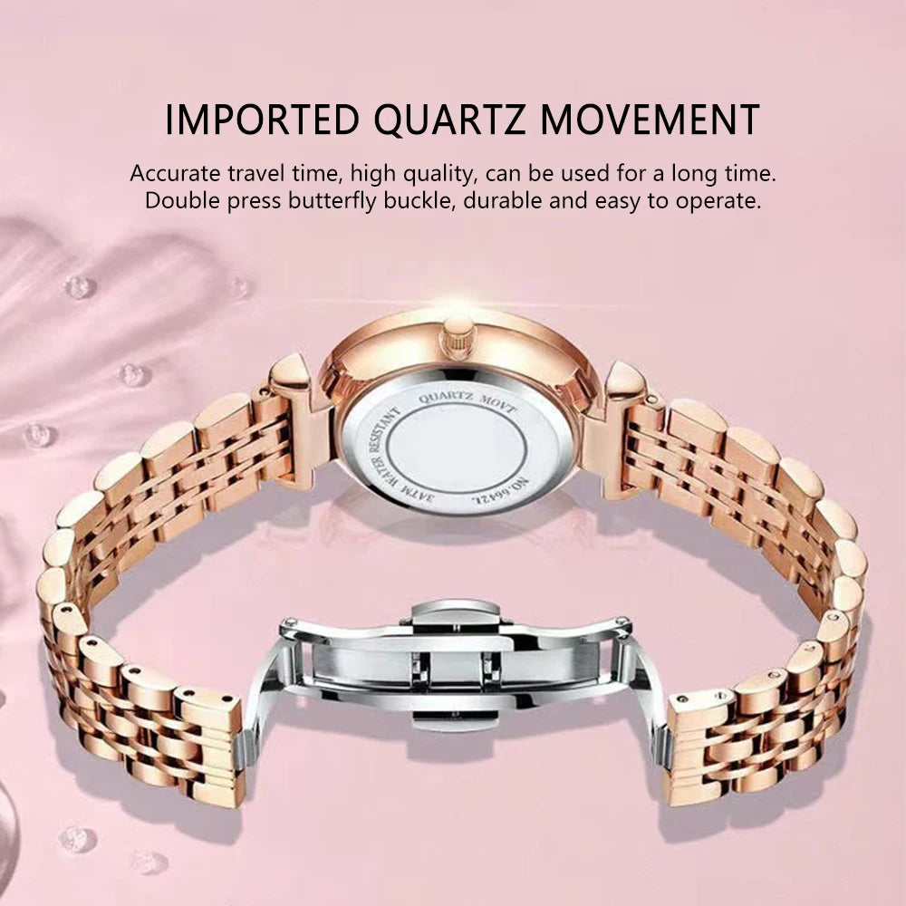 Women's Stainless Steel Quartz Watch