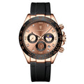 Men's Chronograph Watch, Bamboo Strap