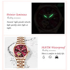 Women's Stainless Steel Watch, Roman Numeral Dial