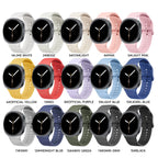 1:1 Sport Band for Samsung Galaxy watch 9 8 44mm 40mm 8 classic 46mm Wrist Replacement Belt Bracelet Correa Galaxy watch8 Straps