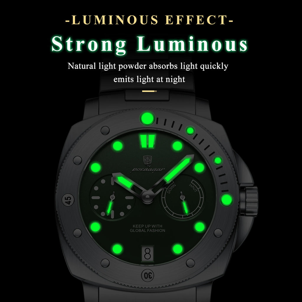 Men's Stainless Steel Quartz Watch