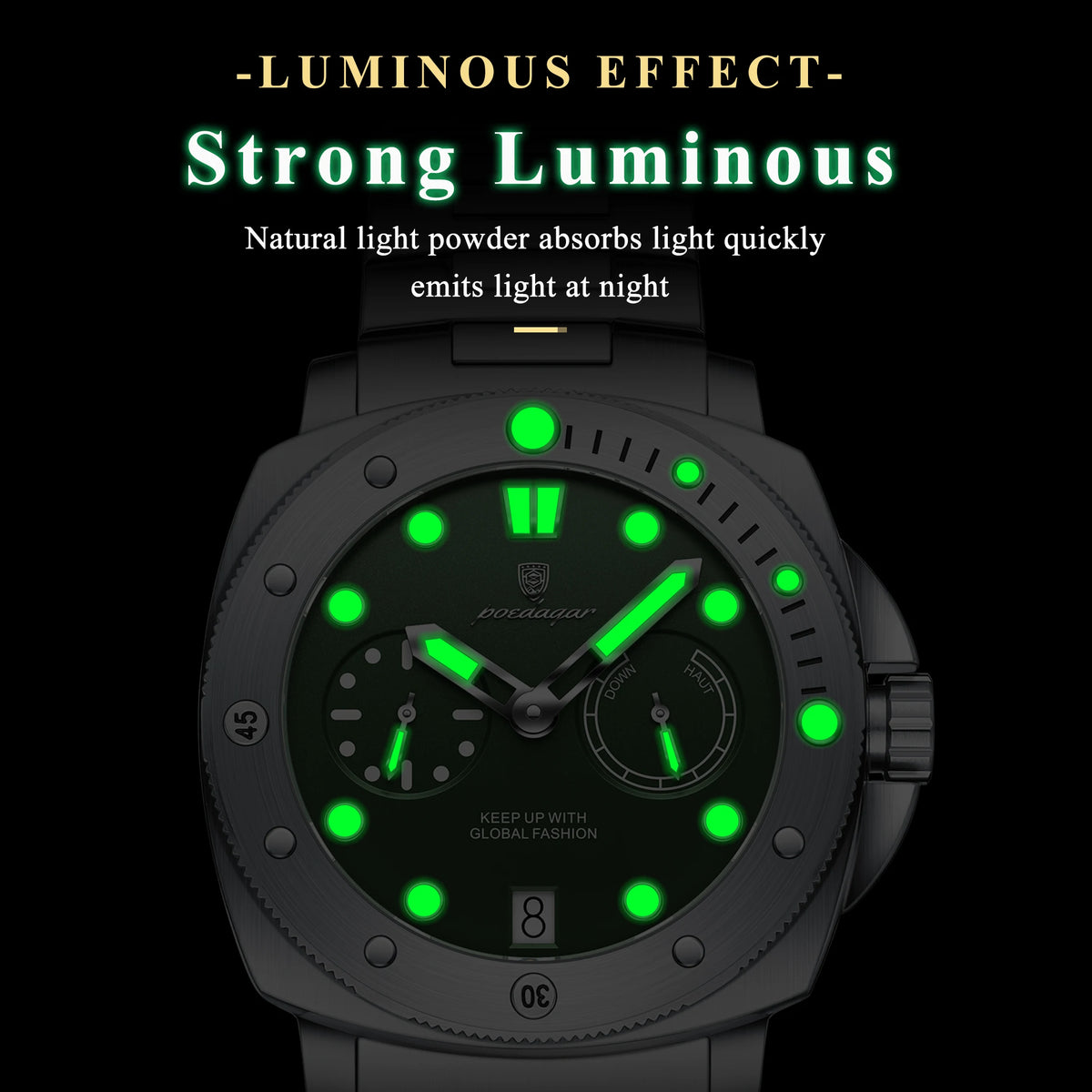 Men's Stainless Steel Quartz Watch