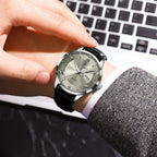 POEDAGAR Luxury Watch For Man Military Sport Leather Men Quartz Watch Waterproof Luminous Date Week Men's Watches Male Reloj+Box