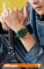 SMAEL 8127 Men's Digital Sport Watch - 50M Waterproof LED Backlight Alarm Chronograph Stopwatch