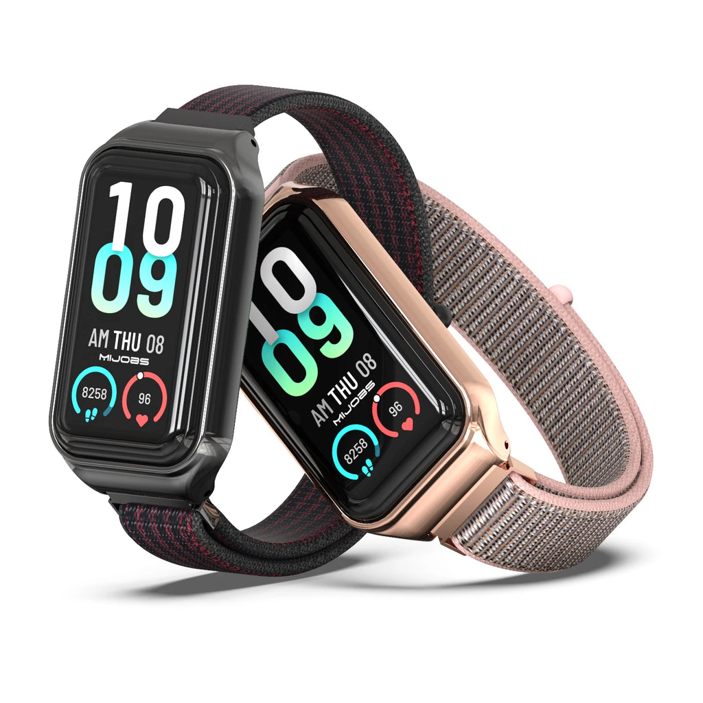 Band Strap For Amazfit Band 7 Nylon Loop Wristband For Amazfit Band 7 Bracelet Global Version Correa