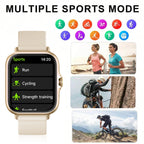 New Smart Watch 1.83'' Waterproof Message Answer Call Sports Pedometer Sleep Monitoring Information Alerts For IOS&Android
