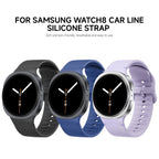 1:1 Sport Band for Samsung Galaxy watch 9 8 44mm 40mm 8 classic 46mm Wrist Replacement Belt Bracelet Correa Galaxy watch8 Straps
