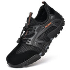 Men's Summer Sports Outdoor Casual Mesh Shoes Breathable Hiking Shoes Soft Bottom Sandals Fashionable And Comfortable