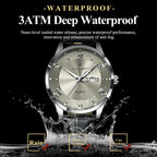 POEDAGAR Top Luxury Watch For Men Military Waterproof Luminous Date Week Man Wristwatch Leather Men's Quartz Watches Sport Reloj