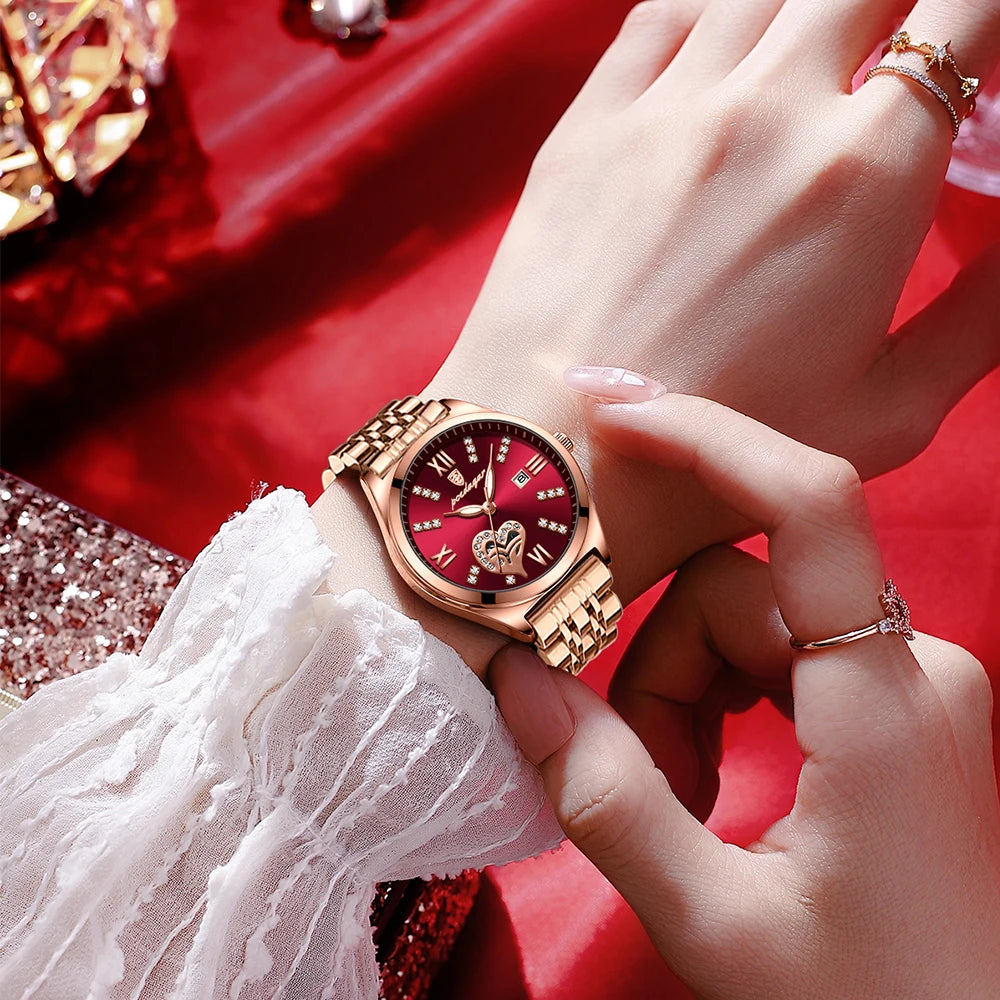 Women's Stainless Steel Watch, Roman Numeral Dial