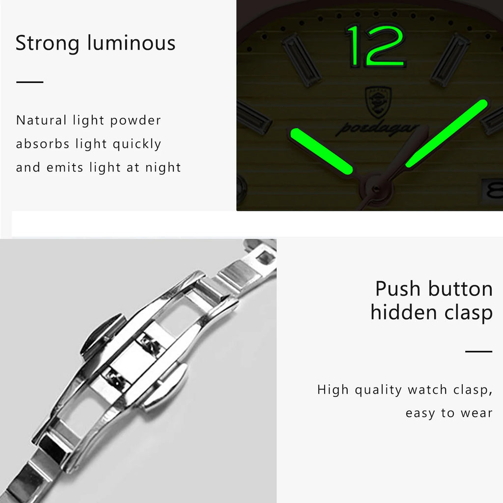 Women's Square Dial Quartz Watch