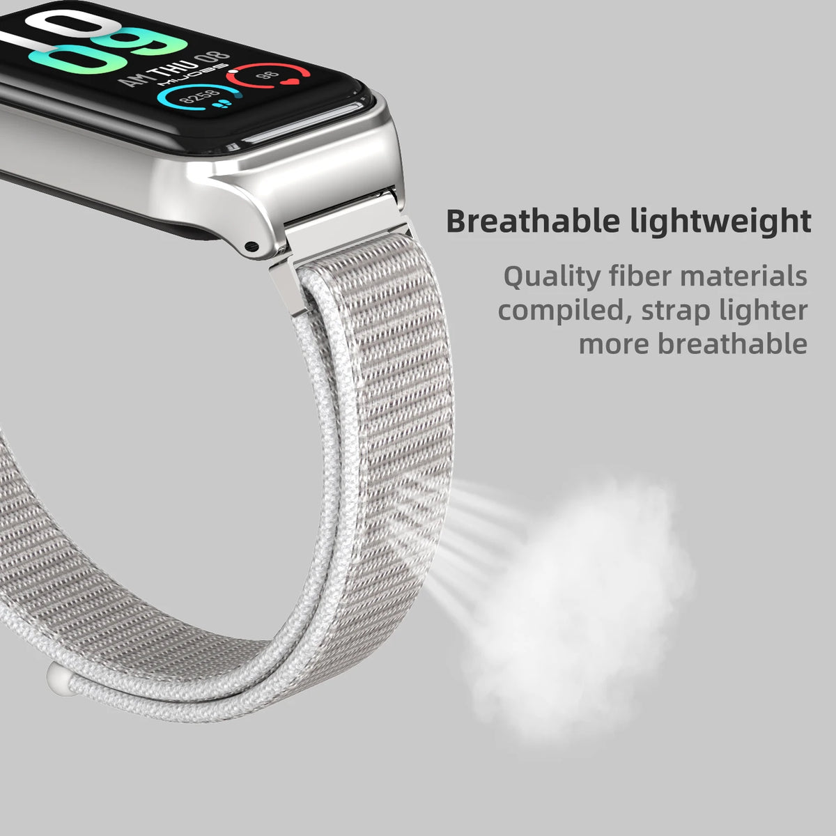 Band Strap For Amazfit Band 7 Nylon Loop Wristband For Amazfit Band 7 Bracelet Global Version Correa