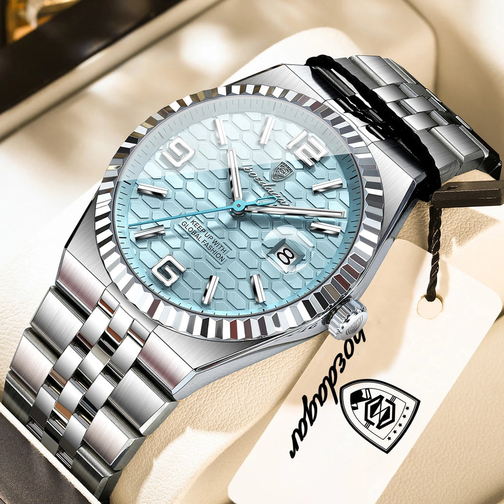 Men's Stainless Steel Sport Watch, Arabic Dial