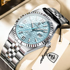 Men's Stainless Steel Sport Watch, Arabic Dial