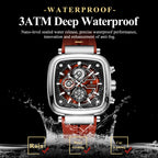POEDAGAR Luxury Watch For Men Calendar Luminous Waterproof Man Clock Male Chronograph Silicone Sports Men's Quartz Watches Reloj