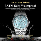 Men's Stainless Steel Sport Watch, Arabic Dial