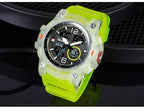 SMAEL 8007 Men’s Transparent Fashion Watch — 50-metre water resistance, LED backlight, alarm, chronograph, stopwatch