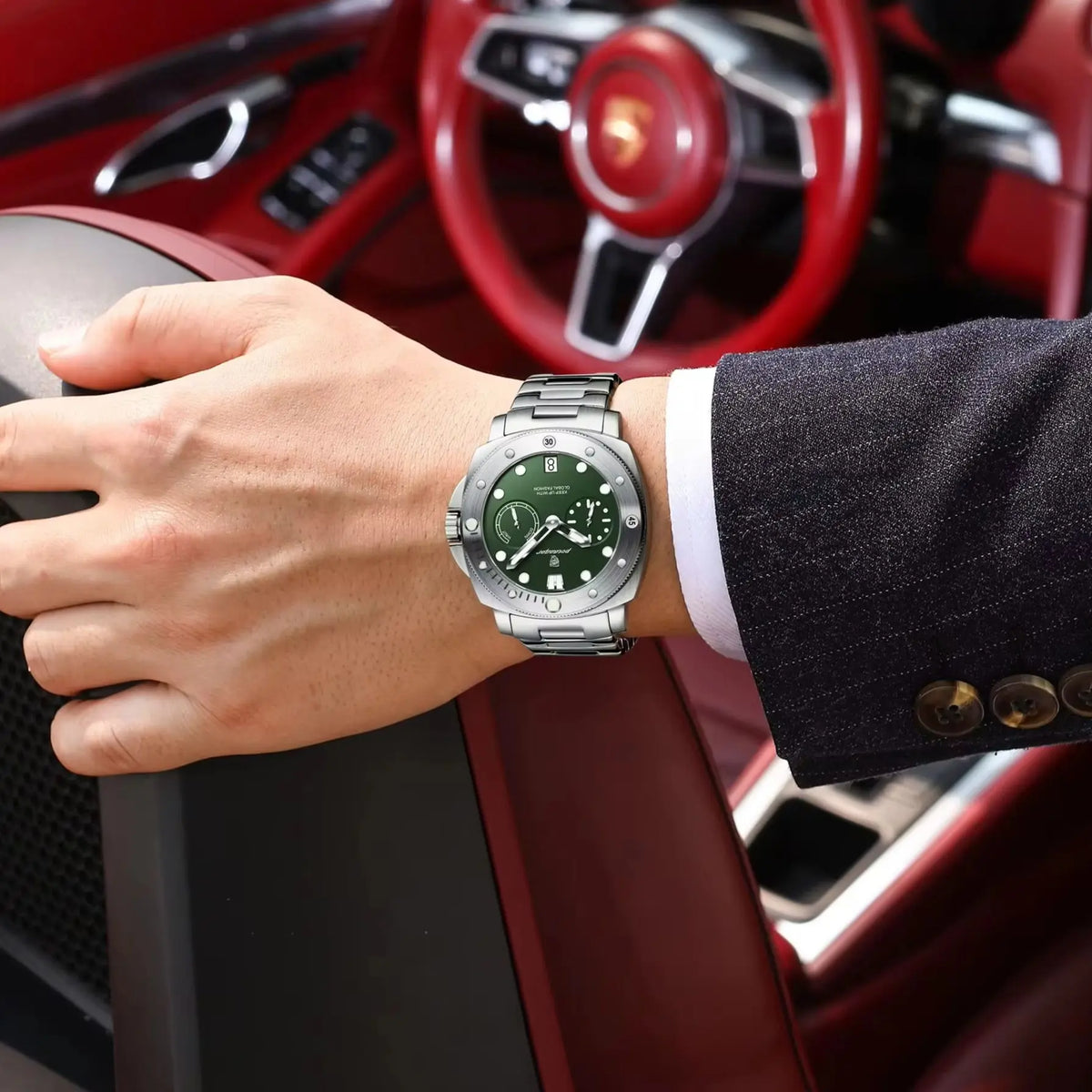 Men's Stainless Steel Quartz Watch