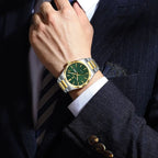 POEDAGAR Luxury Men Watch Date Week Waterproof Luminous Stainless Steel Watch For Man Casual Quartz Men's Watches Male Sport+Box