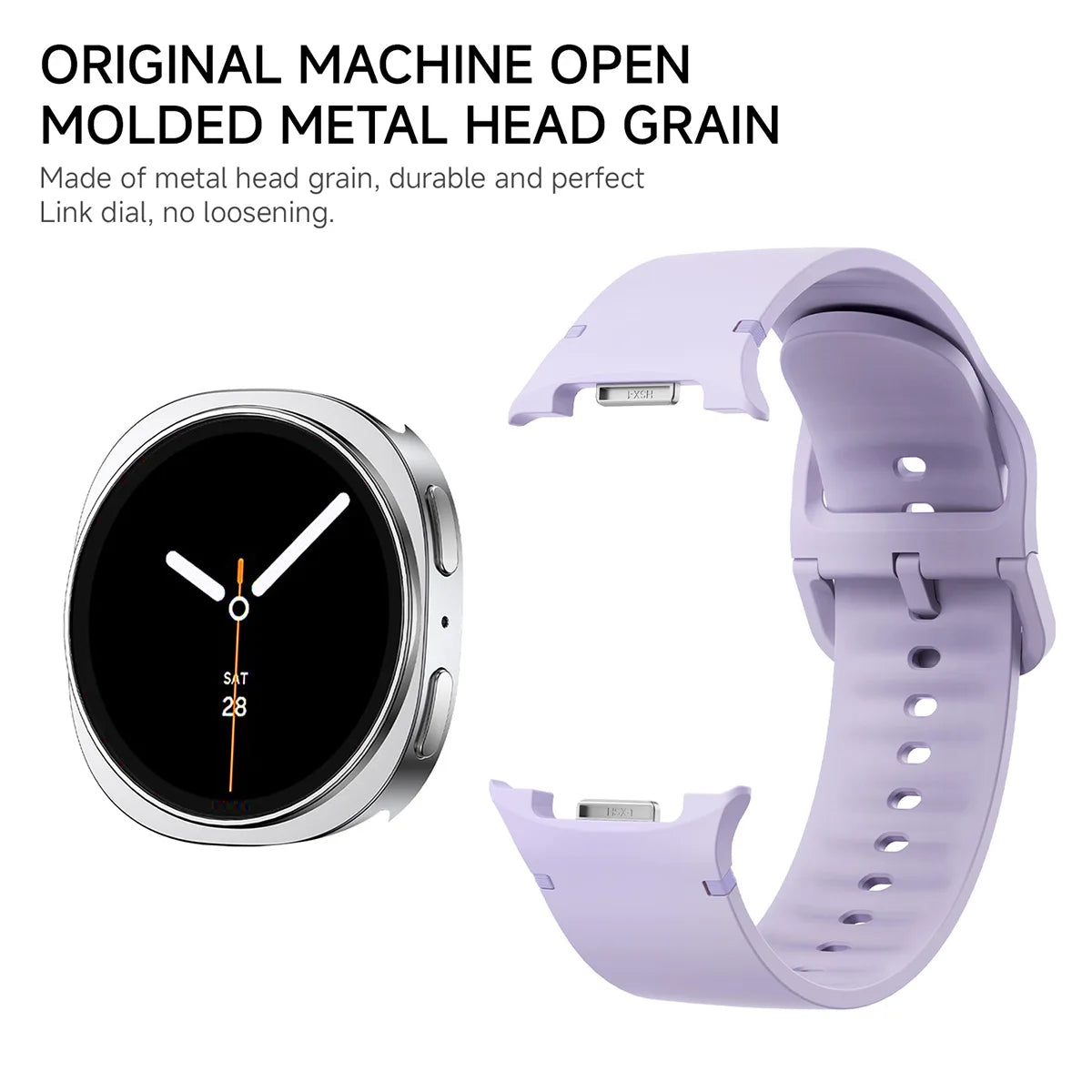 1:1 Sport Band for Samsung Galaxy watch 9 8 44mm 40mm 8 classic 46mm Wrist Replacement Belt Bracelet Correa Galaxy watch8 Straps