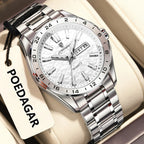 POEDAGAR Sport Luxury Man Wristwatch High Quality Waterproof Luminous Watch For Men Fashion Date Week Quartz Men's Watches Reloj