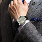 POEDAGAR Luxury Watch For Man Military Sport Leather Men Quartz Watch Waterproof Luminous Date Week Men's Watches Male Reloj+Box